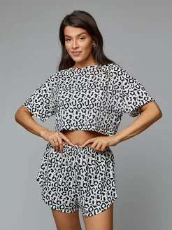 Домашняя одежда шорты с футболкой